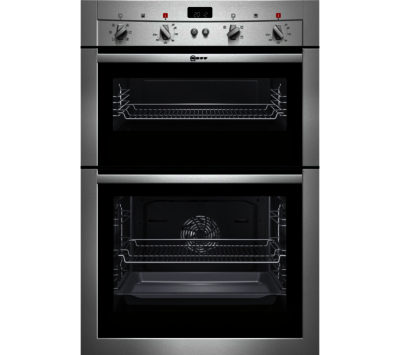 Neff U14M42N3GB Electric Double Oven - Stainless Steel
